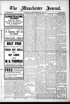 The Manchester Journal. (Manchester, Okla.), Vol. 20, No. 1, Ed. 1 Wednesday, June 7, 1911