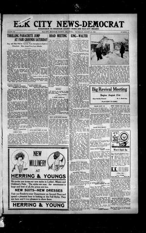 Elk City News-Democrat (Elk City, Okla.), Vol. 19, No. 16, Ed. 1 Thursday, August 18, 1921