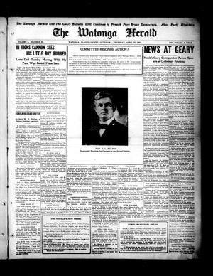 The Watonga Herald (Watonga, Okla.), Vol. 5, No. 48, Ed. 1 Thursday, April 25, 1907