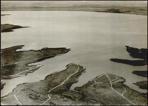 Lake Hefner aerial view