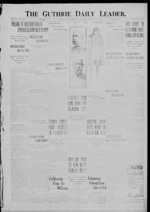 The Guthrie Daily Leader. (Guthrie, Okla.), Vol. 48, No. 118, Ed. 1 Wednesday, November 22, 1916