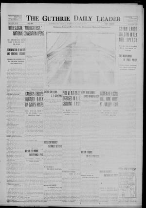 The Guthrie Daily Leader (Guthrie, Okla.), Vol. 50, No. 129, Ed. 1 Wednesday, June 14, 1916