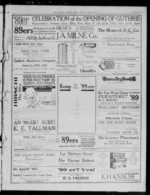 Primary view of object titled 'The Guthrie Daily Leader. (Guthrie, Okla.), Vol. 38, No. 101, Ed. 1 Monday, April 22, 1912'.