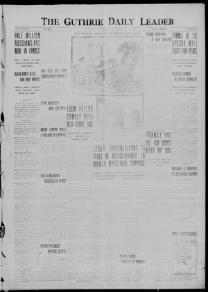 The Guthrie Daily Leader (Guthrie, Okla.), Vol. 50, No. 93, Ed. 1 Thursday, May 4, 1916