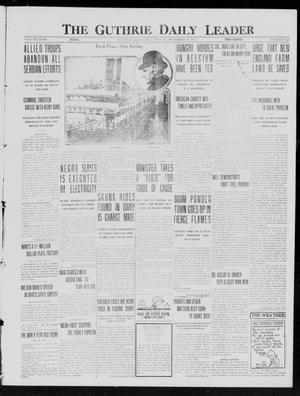 Primary view of object titled 'The Guthrie Daily Leader (Guthrie, Okla.), Vol. 49, No. 122, Ed. 1 Friday, December 10, 1915'.