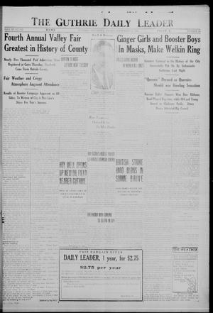 The Guthrie Daily Leader (Guthrie, Okla.), Vol. 48, No. 66, Ed. 1 Friday, September 22, 1916