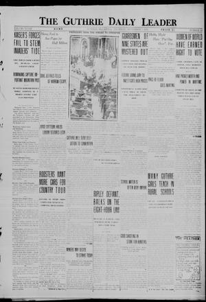 The Guthrie Daily Leader (Guthrie, Okla.), Vol. 48, No. 53, Ed. 1 Thursday, September 7, 1916