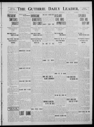 The Guthrie Daily Leader. (Guthrie, Okla.), Vol. 33, No. 101, Ed. 1 Wednesday, September 22, 1909