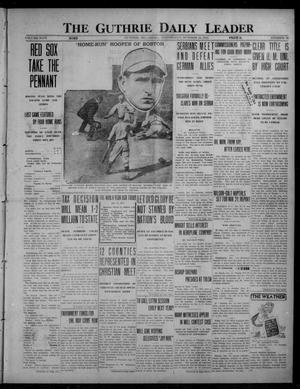 The Guthrie Daily Leader (Guthrie, Okla.), Vol. 49, No. 73, Ed. 1 Wednesday, October 13, 1915
