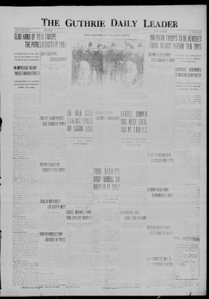 The Guthrie Daily Leader (Guthrie, Okla.), Vol. 50, No. 83, Ed. 1 Saturday, April 22, 1916