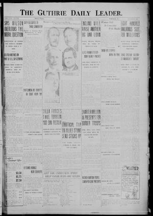 The Guthrie Daily Leader. (Guthrie, Okla.), Vol. 48, No. 143, Ed. 1 Saturday, December 23, 1916