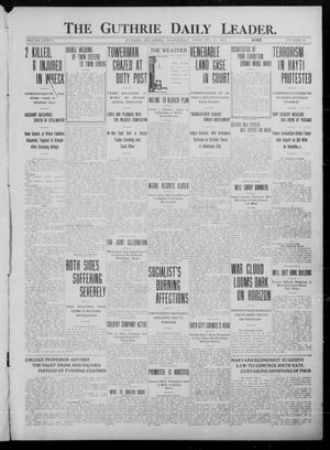 The Guthrie Daily Leader. (Guthrie, Okla.), Vol. 36, No. 60, Ed. 1 Wednesday, February 22, 1911