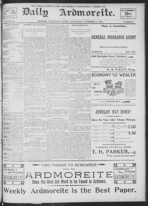 Daily Ardmoreite. (Ardmore, Indian Terr.), Vol. 3, No. 9, Ed. 1 Wednesday, November 6, 1895