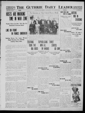 The Guthrie Daily Leader (Guthrie, Okla.), Vol. 48, No. 97, Ed. 1 Wednesday, November 4, 1914