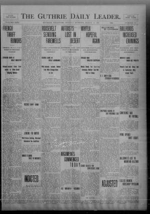 The Guthrie Daily Leader. (Guthrie, Okla.), Vol. 32, No. 103, Ed. 1 Monday, March 22, 1909