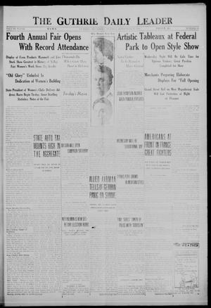 The Guthrie Daily Leader (Guthrie, Okla.), Vol. 48, No. 63, Ed. 1 Tuesday, September 19, 1916