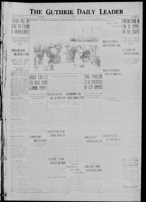 The Guthrie Daily Leader (Guthrie, Okla.), Vol. 48, No. 86, Ed. 1 Tuesday, October 17, 1916