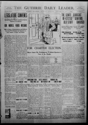 The Guthrie Daily Leader. (Guthrie, Okla.), Vol. 34, No. 46, Ed. 1 Thursday, January 20, 1910