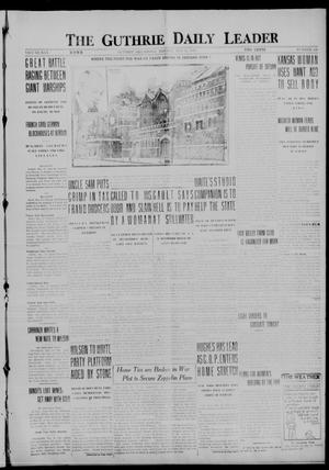 The Guthrie Daily Leader (Guthrie, Okla.), Vol. 50, No. 108, Ed. 1 Monday, May 22, 1916