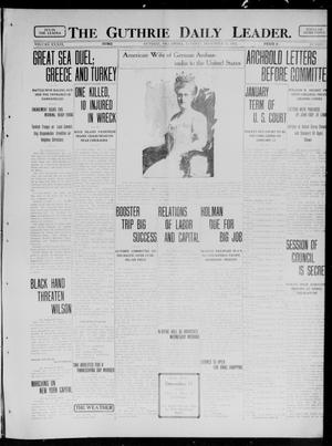 Primary view of object titled 'The Guthrie Daily Leader. (Guthrie, Okla.), Vol. 39, No. 141, Ed. 1 Tuesday, December 17, 1912'.