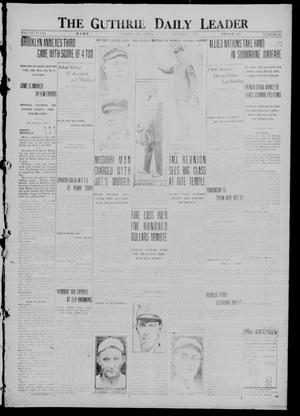 The Guthrie Daily Leader (Guthrie, Okla.), Vol. 48, No. 80, Ed. 1 Tuesday, October 10, 1916