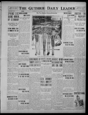 The Guthrie Daily Leader (Guthrie, Okla.), Vol. 49, No. 29, Ed. 1 Tuesday, August 24, 1915