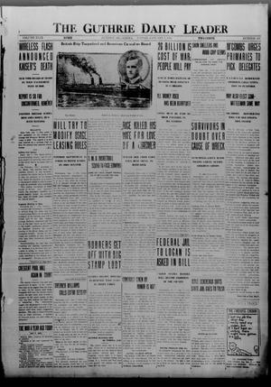 The Guthrie Daily Leader (Guthrie, Okla.), Vol. 49, No. 146, Ed. 1 Friday, January 7, 1916