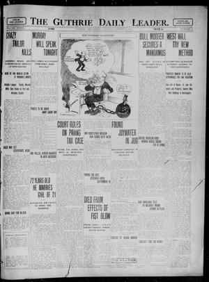 The Guthrie Daily Leader. (Guthrie, Okla.), Vol. 39, No. 55, Ed. 1 Saturday, August 31, 1912