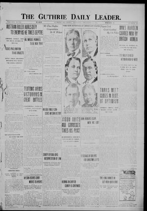 The Guthrie Daily Leader. (Guthrie, Okla.), Vol. 48, No. 119, Ed. 1 Thursday, November 23, 1916