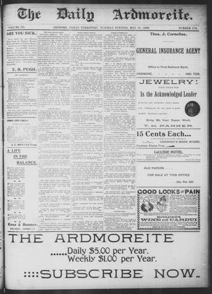 The Daily Ardmoreite. (Ardmore, Indian Terr.), Vol. 3, No. 176, Ed. 1 Tuesday, May 19, 1896