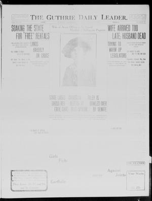 The Guthrie Daily Leader. (Guthrie, Okla.), Vol. 40, No. 15, Ed. 1 Saturday, January 25, 1913