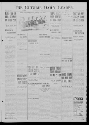 The Guthrie Daily Leader. (Guthrie, Okla.), Vol. 49, No. 4, Ed. 1 Wednesday, January 17, 1917
