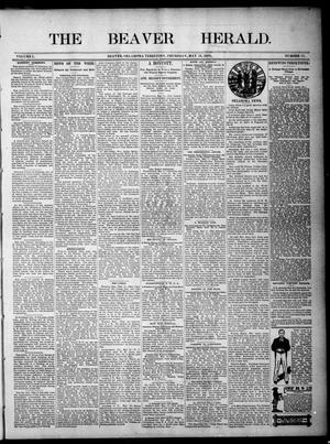 Primary view of object titled 'The Beaver Herald. (Beaver, Okla. Terr.), Vol. 1, No. 17, Ed. 1, Thursday, May 16, 1895'.