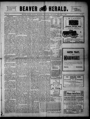 Beaver Herald. (Beaver, Okla. Terr.), Vol. 11, No. 36, Ed. 1, Thursday, February 17, 1898