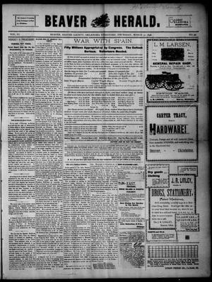 Beaver Herald. (Beaver, Okla. Terr.), Vol. 11, No. 42, Ed. 1, Thursday, March 31, 1898