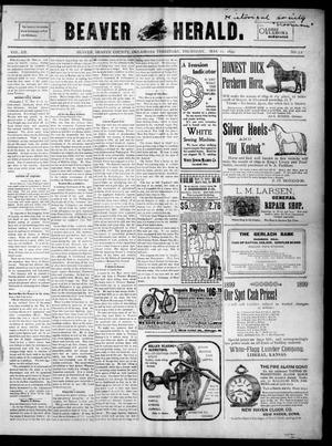 Beaver Herald. (Beaver, Okla. Terr.), Vol. 12, No. 52, Ed. 1, Thursday, May 11, 1899