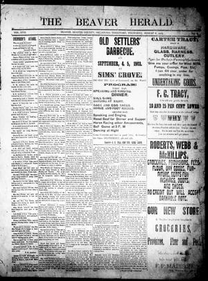 The Beaver Herald. (Beaver, Okla. Terr.), Vol. 17, No. 8, Ed. 1, Thursday, August 6, 1903