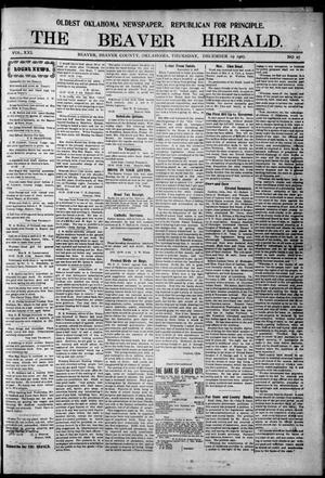 The Beaver Herald. (Beaver, Okla.), Vol. 21, No. 27, Ed. 1, Thursday, December 19, 1907
