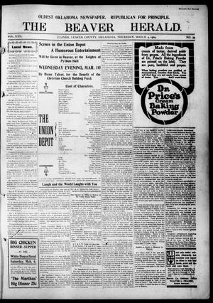 The Beaver Herald. (Beaver, Okla.), Vol. 22, No. 38, Ed. 1, Thursday, March 4, 1909