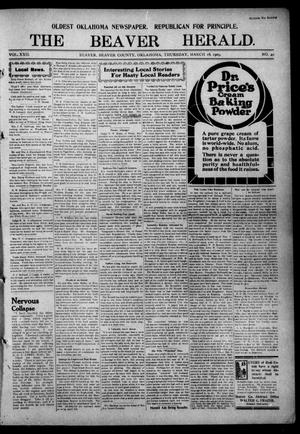 The Beaver Herald. (Beaver, Okla.), Vol. 22, No. 40, Ed. 1, Thursday, March 18, 1909