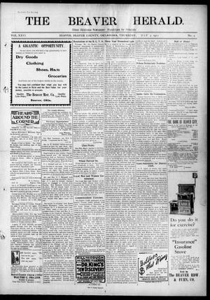 The Beaver Herald. (Beaver, Okla.), Vol. 26, No. 4, Ed. 1, Thursday, July 4, 1912