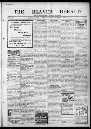 The Beaver Herald. (Beaver, Okla.), Vol. 26, No. 6, Ed. 1, Thursday, July 18, 1912