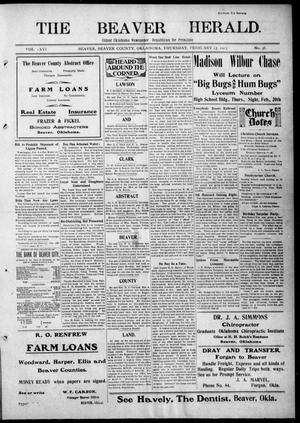 The Beaver Herald. (Beaver, Okla.), Vol. 26, No. 36, Ed. 1, Thursday, February 13, 1913