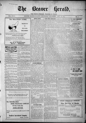 The Beaver Herald. (Beaver, Okla.), Vol. 27, No. 51, Ed. 1, Thursday, May 28, 1914