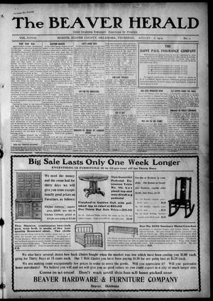 The Beaver Herald (Beaver, Okla.), Vol. 28, No. 9, Ed. 1, Thursday, August 6, 1914