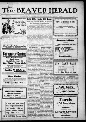 The Beaver Herald (Beaver, Okla.), Vol. 30, No. 36, Ed. 1, Thursday, February 8, 1917