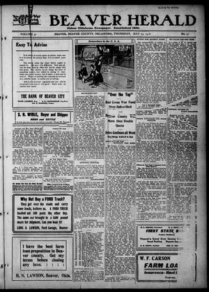 Beaver Herald (Beaver, Okla.), Vol. 31, No. 51, Ed. 1, Thursday, May 23, 1918