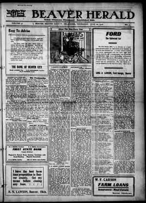 Beaver Herald (Beaver, Okla.), Vol. 32, No. 3, Ed. 1, Thursday, June 20, 1918