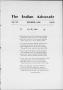 Primary view of The Indian Advocate (Sacred Heart Mission, Okla. Terr.), Vol. 15, No. 10, Ed. 1, Thursday, October 1, 1903