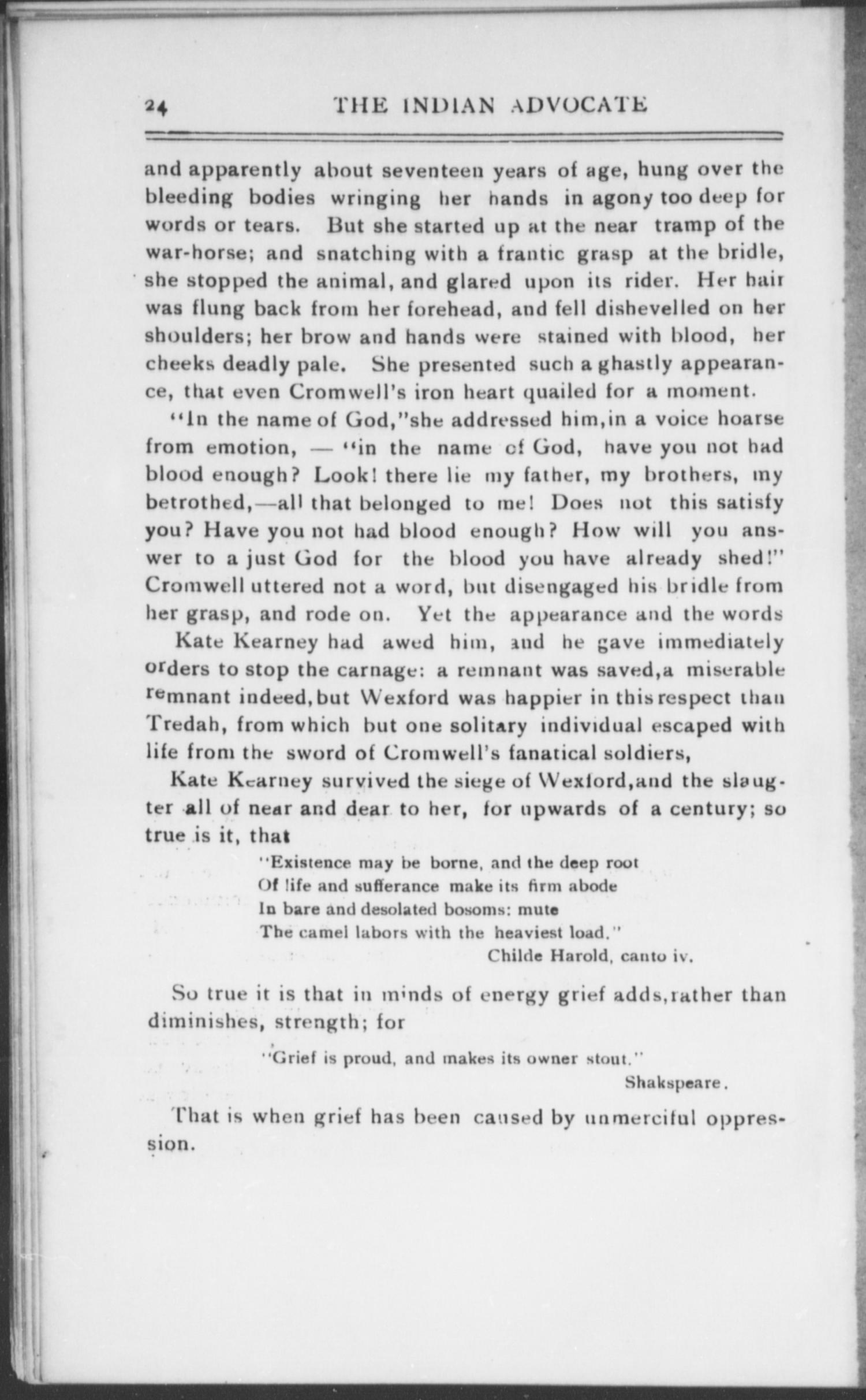 The Indian Advocate (Sacred Heart Mission, Okla. Terr.), Vol. 18, No. 1, Ed. 1, Monday, January 1, 1906
                                                
                                                    [Sequence #]: 24 of 32
                                                